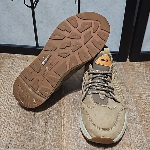 Earth Saunter Light Khaki Tan Shoes Size 9 - Picture 5 of 8